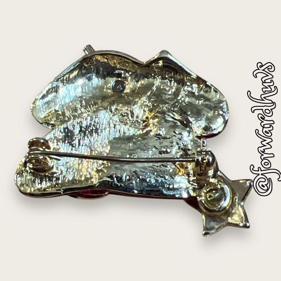 Vintage Ruby Red Slippers Brooch & Wand - Picture 4 of 6